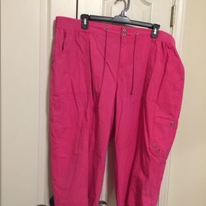 Hot pink capris